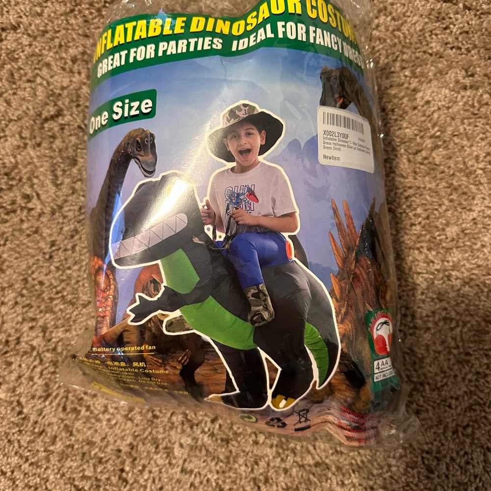 Inflatable Dinosaur Costume for Kids